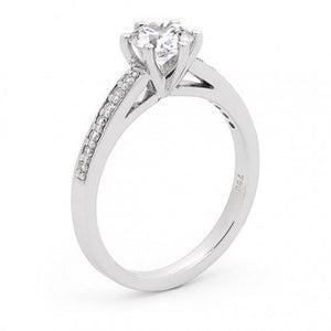 18ct White Gold 0.82ct Diamond Engagement Ring