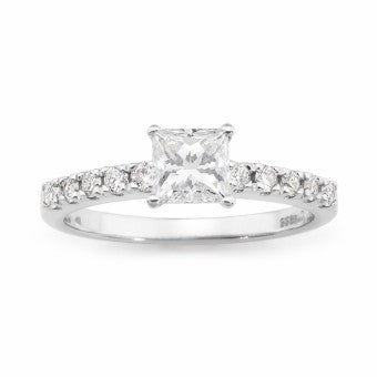 18ct White Gold 1.00ct Diamond Engagement Ring