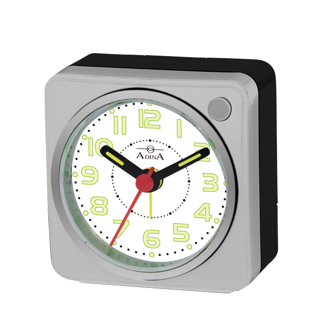 Adina Silver Alarm Clock