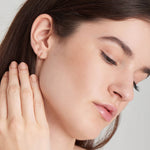 Ania Haie 14kt Gold Single Natural Diamond Huggie Hoop Earrings