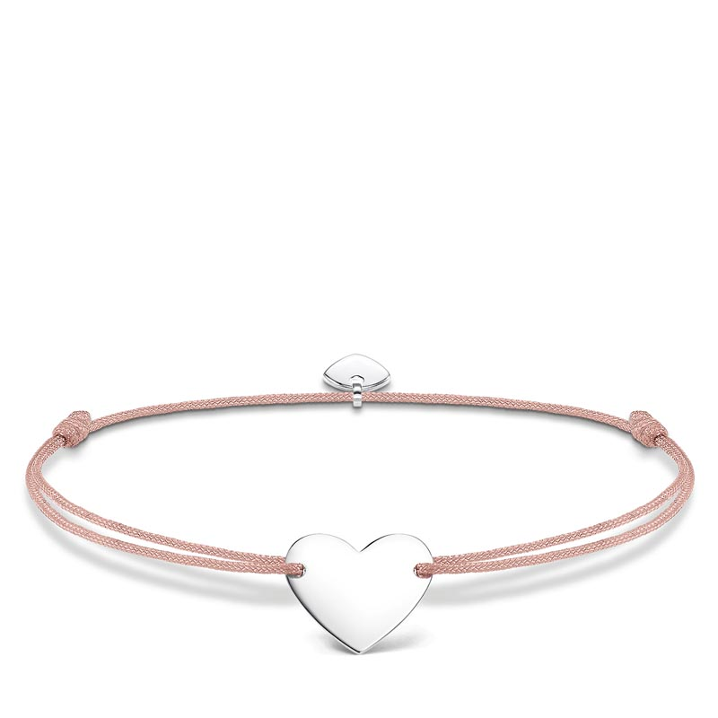Thomas Sabo Little Secrets Pink Engravable Heart Bracelet