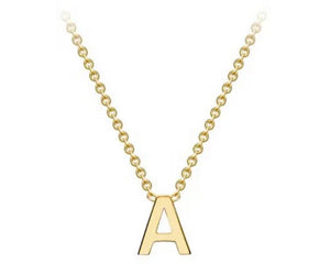 9ct Yellow Gold Initial Necklace