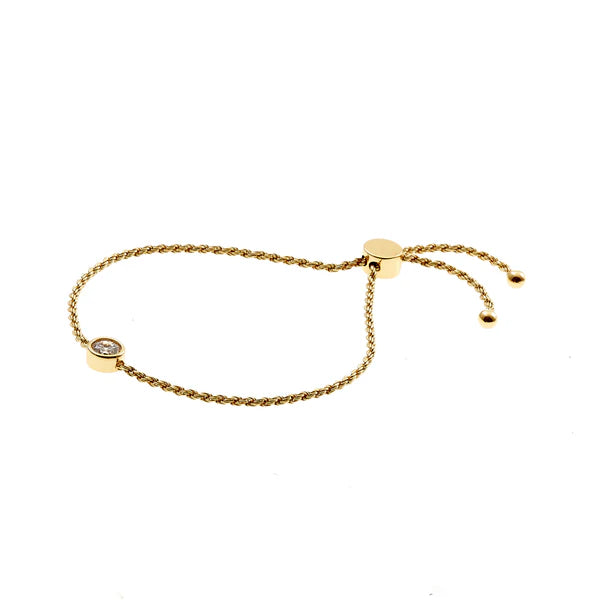 Sybella Arki Adjustable Gold Rope Bracelet