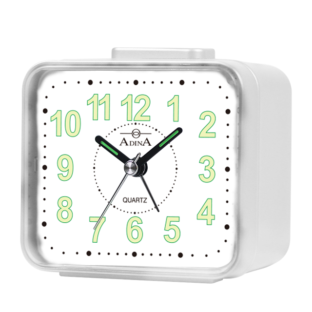 Adina White Alarm Clock