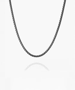 Pig & Hen Boxchain Black Necklace