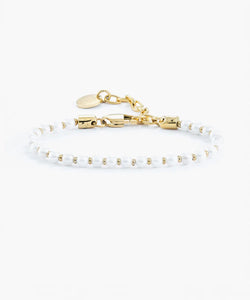 Pig & Hen Womens Brontide 4mm Pearl Gold