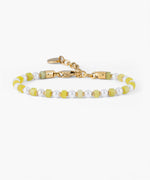 Pig & Hen Womens Brontide 4mm Yellow Jade - Pearl