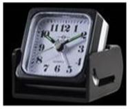 Adina Black Travel Alarm Clock