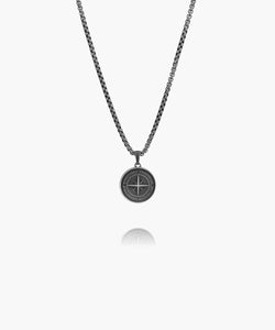 Pig & Hen Compass Rose Vintage Necklace