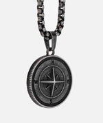 Pig and Hen Compass Rose Necklace