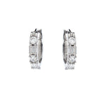 Sybella Amore Silver Cubic Zirconia Hoop Earrings