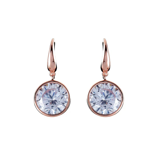 Sybella Avery Rose Gold Drop Hook Earrings