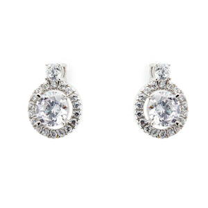 Sybella Anne Micro Cubic Zirconia Stud Earrings