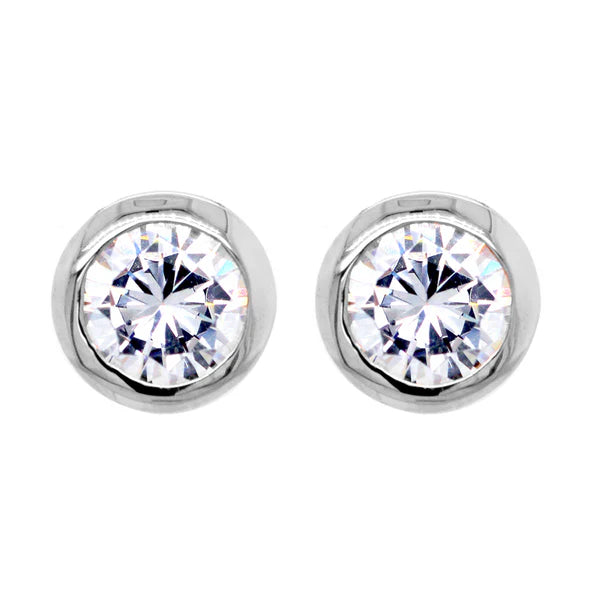 Sybella Belle Silver Cubic Zirconia Earrings