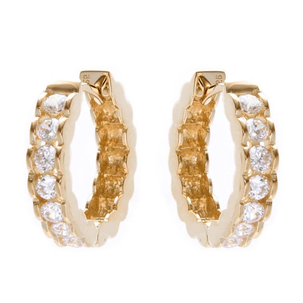 Sybella Harper Gold Hoop Earrings