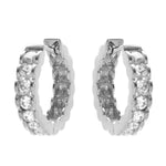 Sybella Harper Silver Hoop Earrings