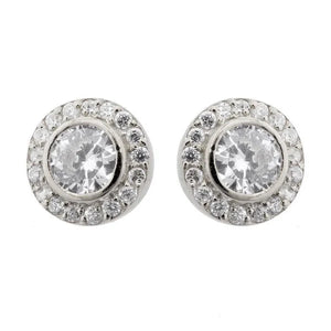 Sybella Isobel Silver Stud Earrings