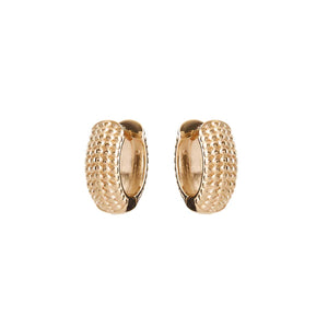 Sybella Lucy Gold Dot Hoop Earrings