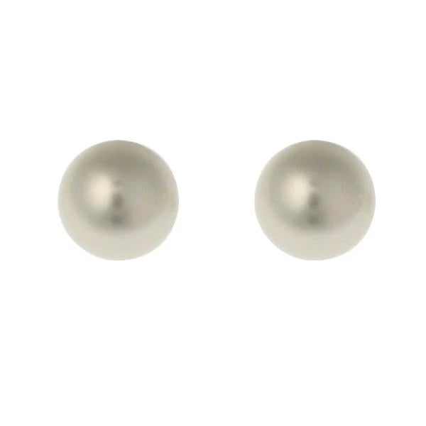 Sybella Quinn Button Freshwater Pearl Stud Earrings