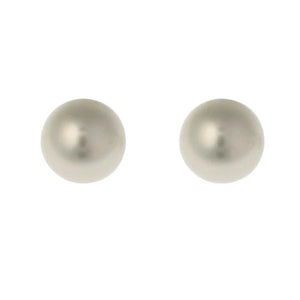 Sybella Quinn Button Freshwater Pearl Stud Earrings