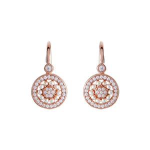 Sybella Isla Freshwater Pearl Rose Gold Earrings