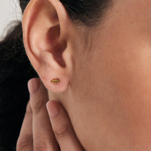 14kt Gold Tourmaline Stud Earrings