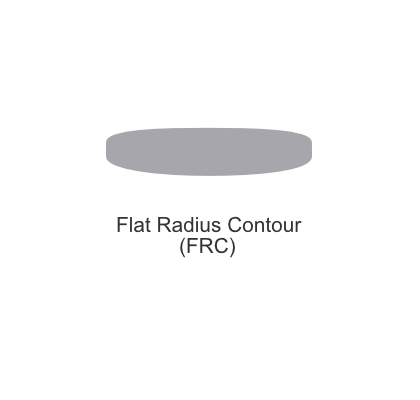 18ct Yellow Gold Flat Radius Contour Band