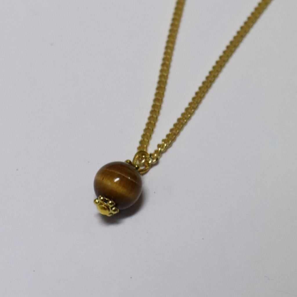 Love, Cleo Tigers Eye Necklace