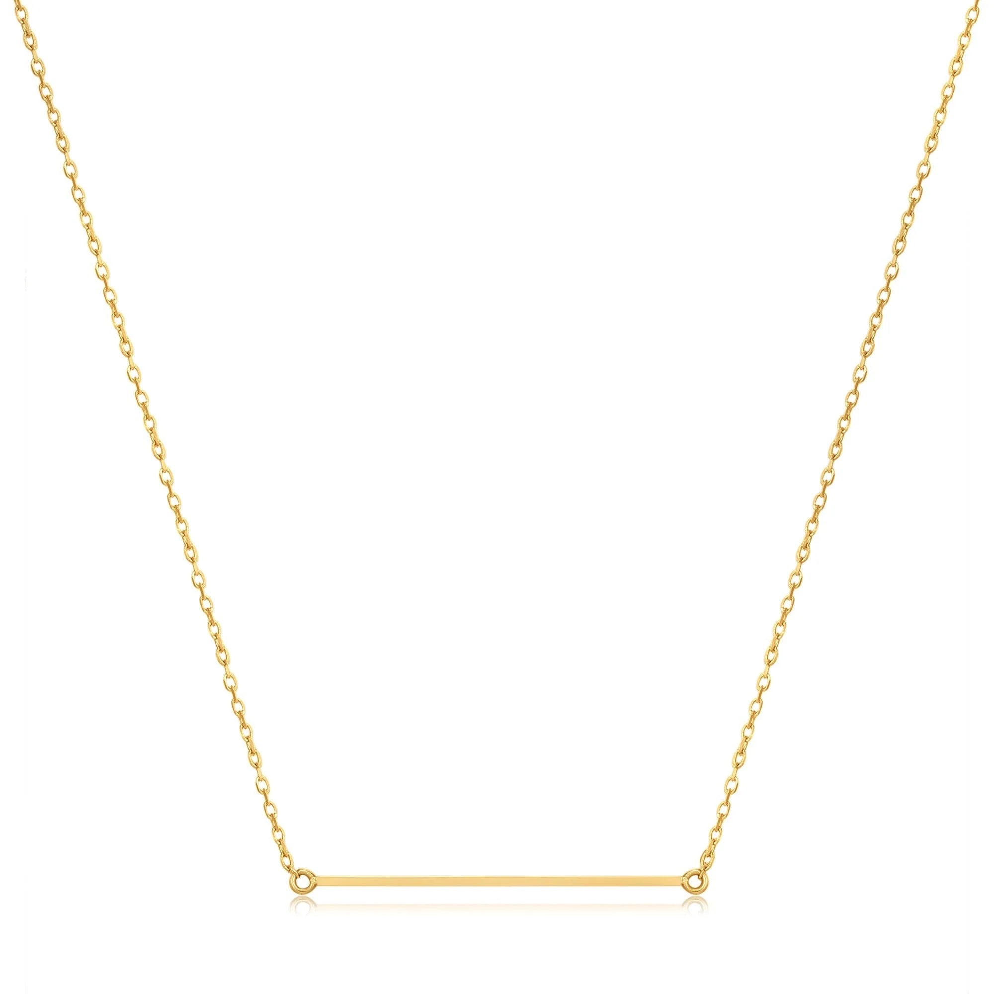 Ania Haie 14kt Gold Solid Bar Necklace
