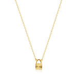 Ania Haie 14kt Gold Padlock Necklace