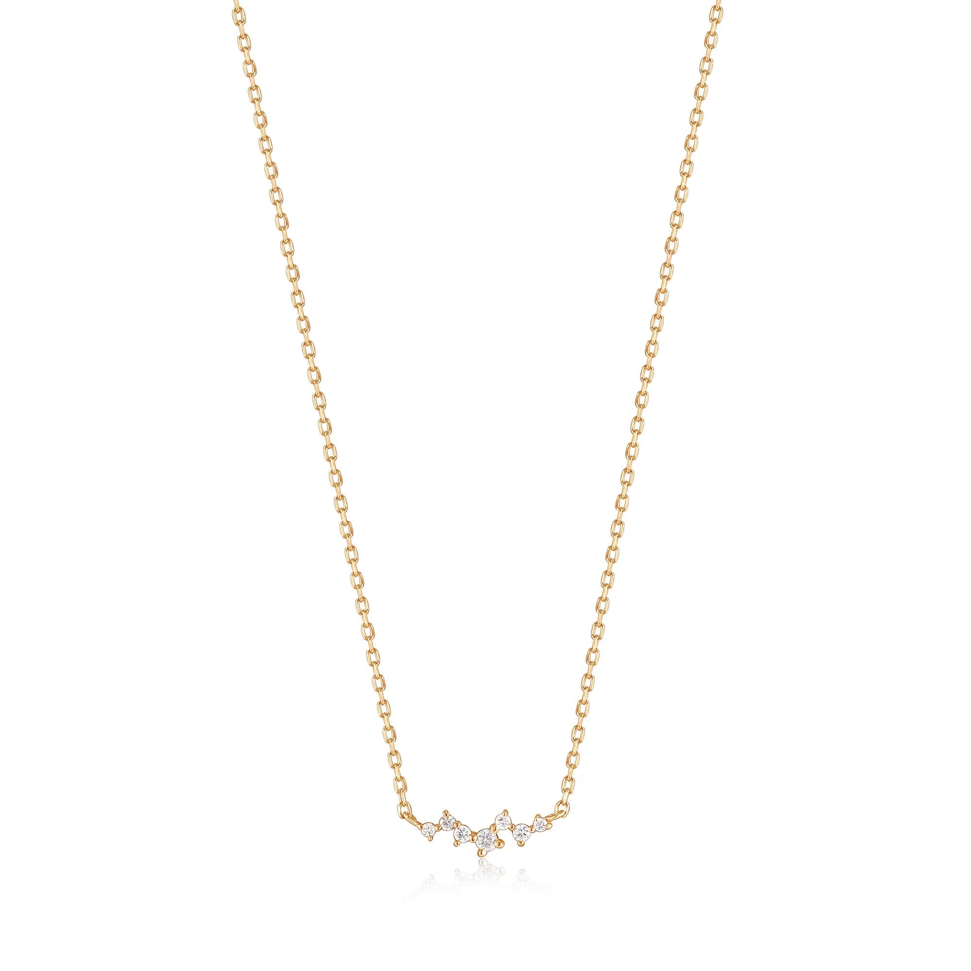 Ania Haie 14kt Gold Stargazer Natural Diamond Constellation Necklace