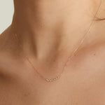 Ania Haie 14kt Gold Stargazer Natural Diamond Bar Necklace