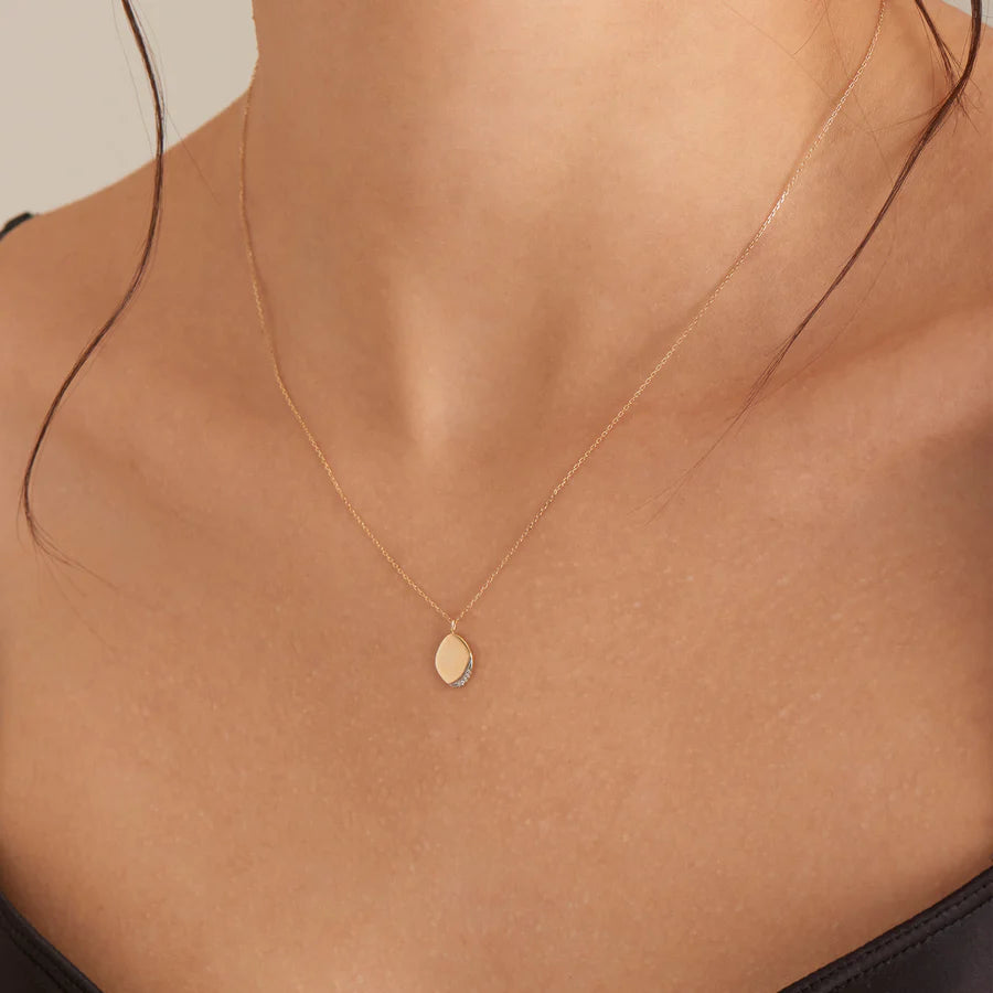 Ania Haie 14kt Gold Magma Diamond Pendant Necklace