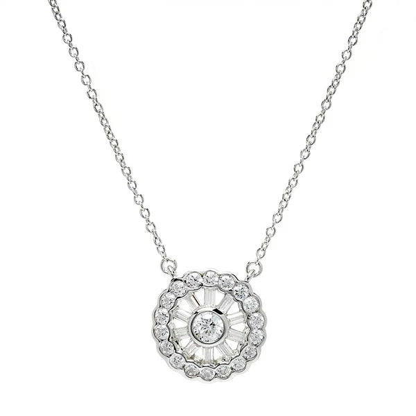 Sybella Daisy Silver Necklace