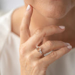 Sybella Nora Pink Cubic Zirconia Ring