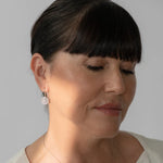 Sybella Lucia Silver Hook Earrings