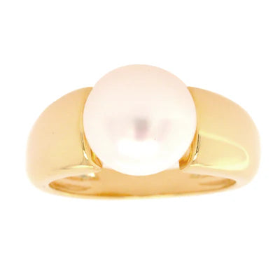 Sybella Peyton Freshwater Gold Pearl Ring