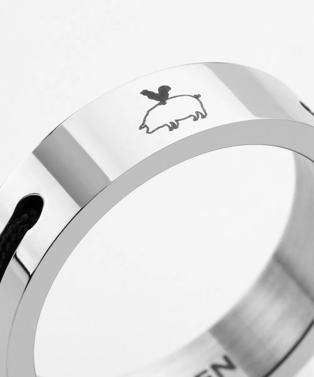 Pig & Hen Navarch Ring Navy 6mm