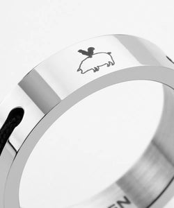 Pig & Hen Navarch Ring Navy 6mm