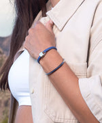 Pig & Hen Billy Bracelet Indigo Purple