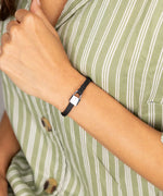 Pig & Hen Billy Bracelet Black Silver