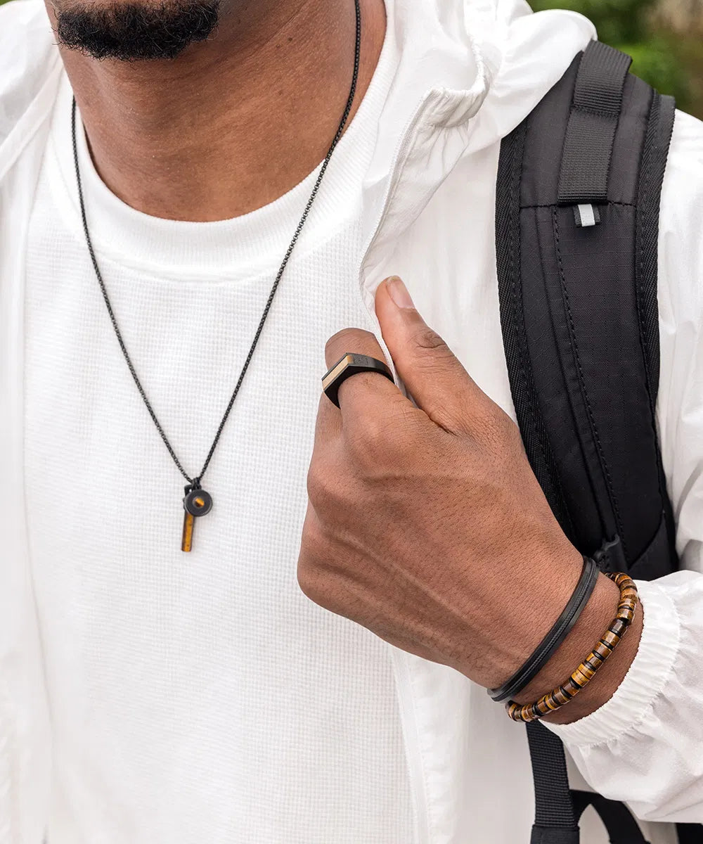 Pig & Hen Brontide Eye Tiger Eye Necklace