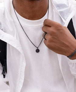 Pig & Hen Compass Rose Vintage Necklace