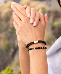 Pig & Hen Lewis Bracelet Black
