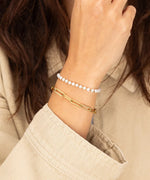 Pig & Hen Womens Brontide 4mm Pearl Gold