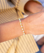 Pig & Hen Womens Brontide 4mm Yellow Jade - Pearl