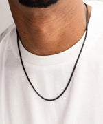 Pig & Hen Boxchain Black Necklace