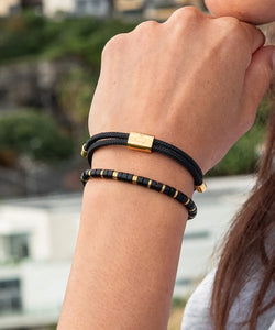 Pig & Hen Lewis Bracelet Black