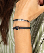 Pig & Hen Billy Bracelet Black Silver