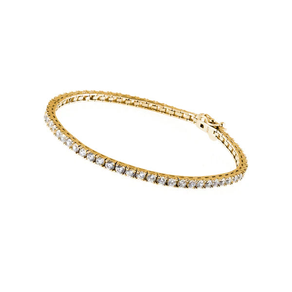 Sybella Tatum Gold Tennis Bracelet